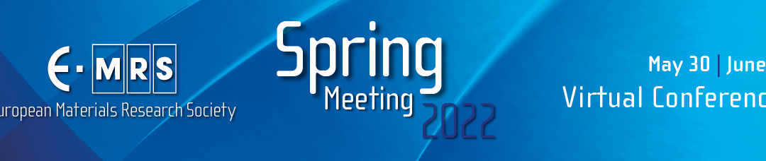 Congratulations to Luca for winning the Young Researcher Award from Symposium D1, E-MRS Spring Meeting 2022!