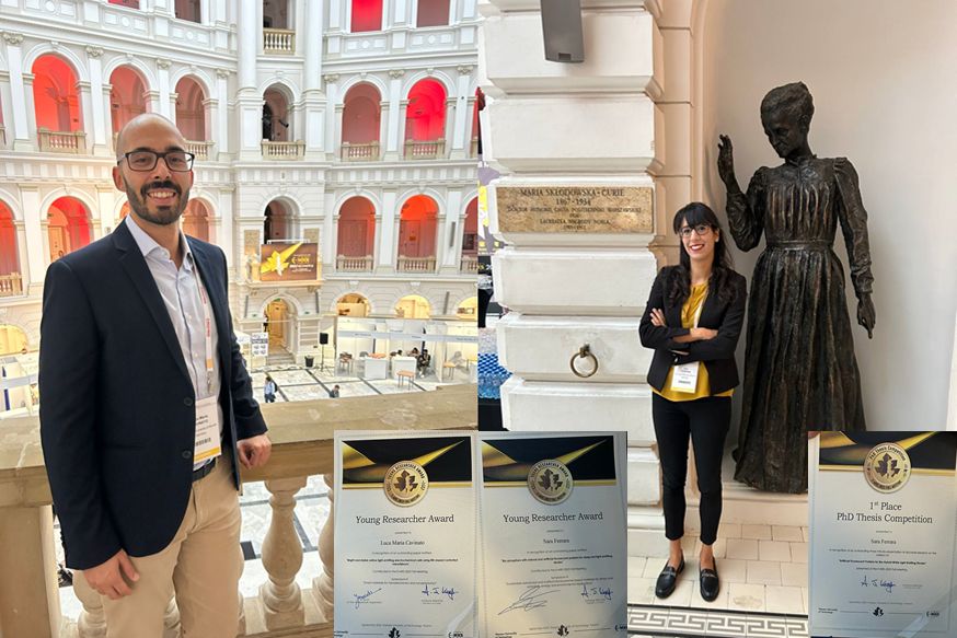 Successful EMRS 2023 – Fall Meeting: Sara and Luca are Young Researcher Awardees and Sara won the first place PhD competition!